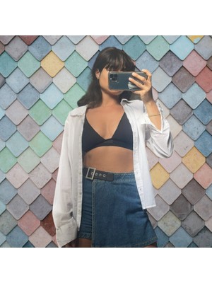 Chamis Palma Boyfriend Beyaz Ham Keten Gömlek