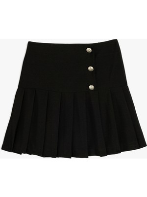 Koton Basic Pileli Etek Beli Lastikli