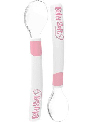 BabySoft 2'li Silikon Mama Kaşığı