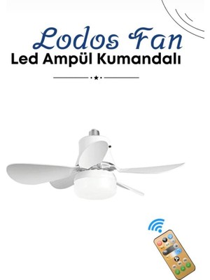 Goes Lodos Fan Vantilatör Aydınlatma Kumandalı