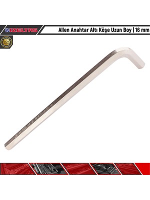 İzeltaş Allen Anahtar Altı Köşe Uzun Boy 16 mm