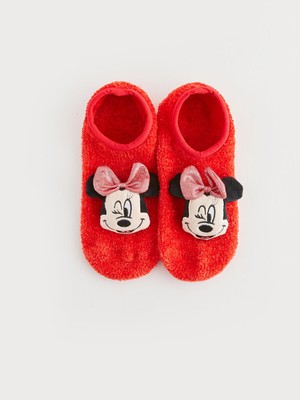 LC Waikiki Dream Minnie Mouse Desenli Kız Çocuk Ev Çorabı