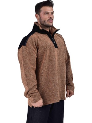 Big Sam Kahverengi Oduncu Kışlık Body Sweatshirt Big Sam 4604