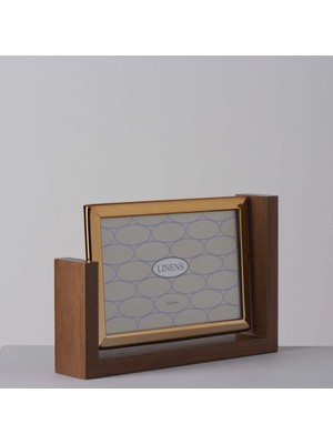 Linens State 15X10 cm Çerçeve Kahve Gold