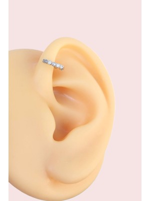 Sacce Scarves & Accessories Zirkon Incecik 5 mm Mini Halka Piercing Forward Helix Tragus Piercing Daith Helix