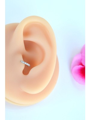 Sacce Scarves & Accessories Zirkon Incecik 5 mm Mini Halka Piercing Forward Helix Tragus Piercing Daith Helix