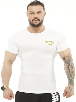Big Sam Slim Fit Esnek Tişört Big Sam 2753