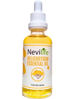 Nevilife Altın Otu Yağı 50 ml , Ölmez Çiçek Yağı %100 Doğal (Maserasyon)