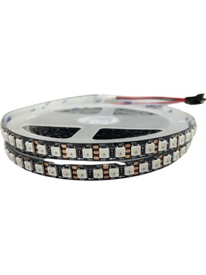 Dora Led  WS2815B 120 Ledli Argb 12V Tek Tek Adreslenebilir Pixel Şerit LED Magic LED 1m