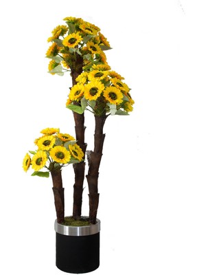 Güleç Yapay Çiçek Yapay Ayçiçeği AĞACI(SUNFLOWER)170 cm 49  Dal