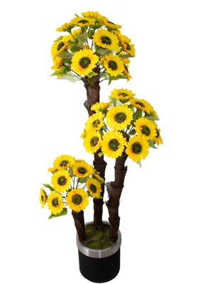 Güleç Yapay Çiçek Yapay Ayçiçeği AĞACI(SUNFLOWER)170 cm 49  Dal