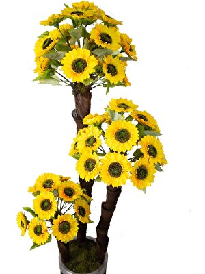 Güleç Yapay Çiçek Yapay Ayçiçeği AĞACI(SUNFLOWER)170 cm 49  Dal