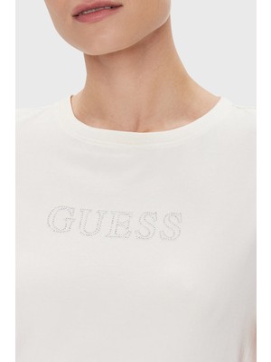 Guess Briana Pamuklu Regular Fit T Shirt V3Bı11J1314 Kadın T Shirt V3Bı11 J1314 G012