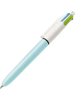 Bic Fonksiyonlu Tükenmez Kalem 1.0 Mnm 4 Renk Su Yeşili Gövde