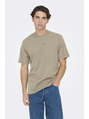 Jack & Jones Onslevı Lıfe Reg Text Ss Tee Noos