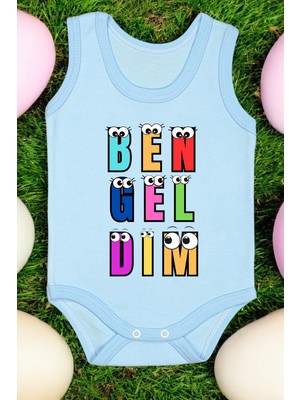 Bebe Tospik Ben Gel Dim Baskılı Pamuk Atlet Zıbın