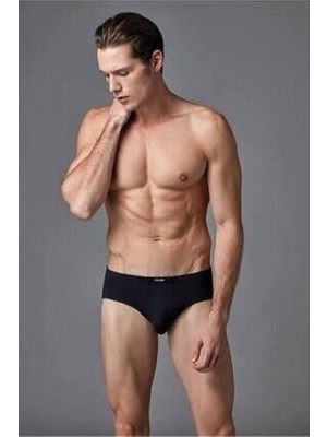 Eros ERS052 Erkek Siyah Mıcromodal Slip