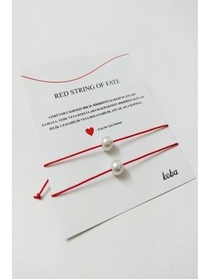 Koba Inci Detaylı Ip Bileklik