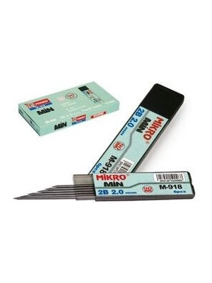 Mikro Min 2B 2.0 mm M918/24'lü Renkli Kalemler Ölçüleriyle Pratik Kullanım Sunar