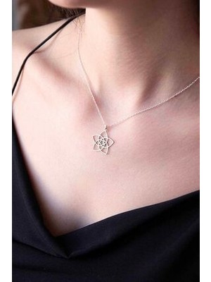 Agai Silver Gümüş Bahar Yıldızı Kolye 925 Ayar