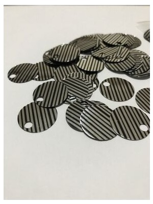 öztürk Patik, Çanta, Supla ve Makrame Pulu 20MM 25GR. Gümüş Çizgili. Tahmini 150 Adet.