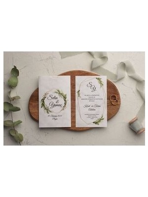 Erdem Davetiye Düğün Davetiye Ekonom Erdem 9182