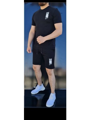 CombinX Sportswear Siyah Şort Takımı