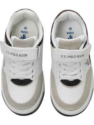 U.S. Polo Assn. U.S. Polo Assn. Valverde 4Pr Beyaz Erkek Çocuk Sneaker