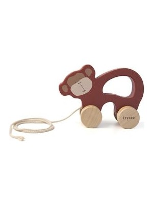 Trixie Mr. Monkey - Ahşap Ipli Oyuncak