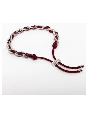 Meks Jewels Gümüş Paracord Bileklik