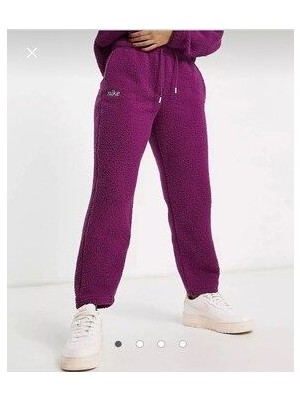 Nike Standart Mor Kadın Eşofman Altı DQ6261-503 W Nk Tf Cozy Pant Core DQ6261-503