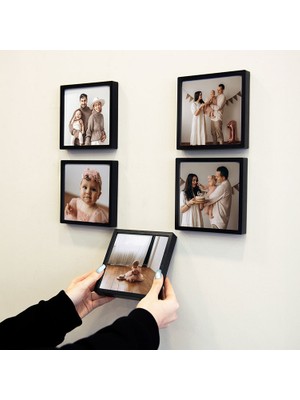 Shop Expresss Yapışkanlı Sök Tak Pola Çerçeveler 12 x 12CM - 5'li Paket