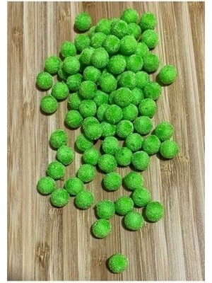 öztürk Kadife Boncuk 25GR. 8mm. Pkt Içi 90-95 Adet. Yeşil.