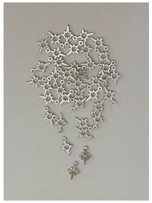 öztürk Oya, Abiye, Halhal, Bileklik, Kolye Vb. Pleksi Metalik Kaplama (Kalın) Plastik El Işleme Pul. 20GR.