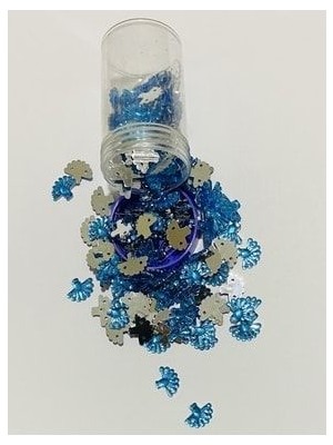 öztürk Oya, Havlu, Abiye ve Halay Mendili El Işleme Taş Görünümlü Yelpaze Plastik Pul. Renk No:10