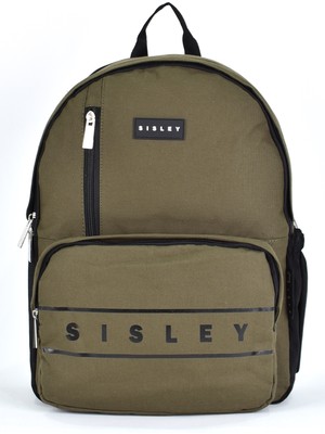 Sisley Okul Sırt Çantası Unisex Çok Gözlü Günlük Seyahat Sırt Çantası