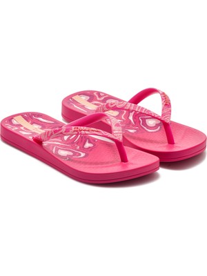 Ipanema Nostalgic Herats Çocuk Parmak Arası Terlik Pembe 25/35