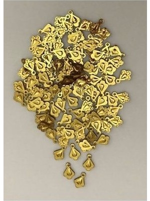 öztürk Oya, Abiye, Halhal, Bileklik, Kolye Vb. Pleksi Metalik (Kalın) Kaplama Plastik El Işleme Pul. 20GR.