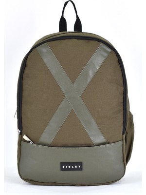 Sisley Okul Sırt Çantası Unisex Çok Gözlü Günlük Seyahat Sırt Çantası