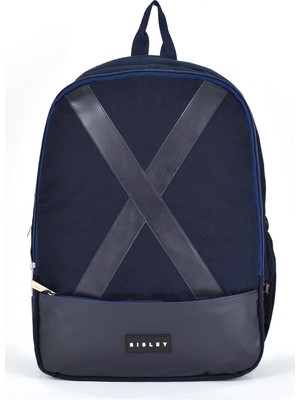 Sisley Okul Sırt Çantası Unisex Çok Gözlü Günlük Seyahat Sırt Çantası
