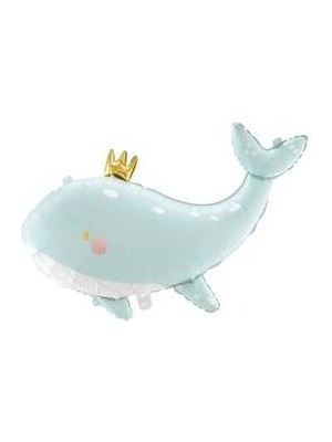 Sevimli Yeşil Balina Folyo Balon 93X71CM Baby Shower Doğum Günü Partisi Deniz Hayvanları Balık Tema