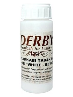 Derby Beyaz Spor Ayakkabı Alt Taban Boyası 100 ml