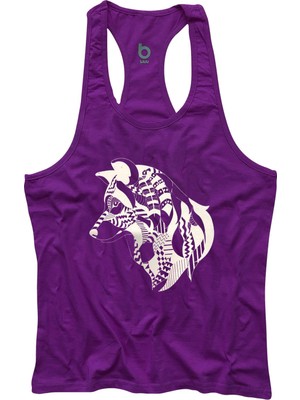 Bluu Mandalaw Fitness Gym Tank Top Sporcu Atleti