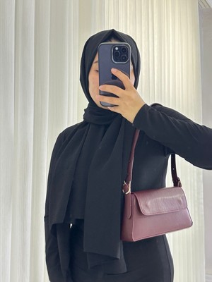 ZM Collection Bag Shopping Bordo Kadın Sade Şık El ve Kol Çantası