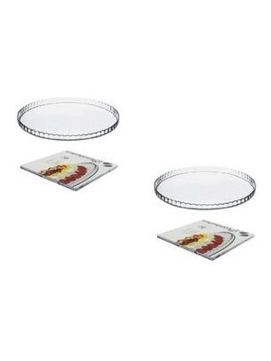 Paşabahçe 10345 Tabak Sunum & Servis Tabağı 2 Adet Büyük Boy FMA109871