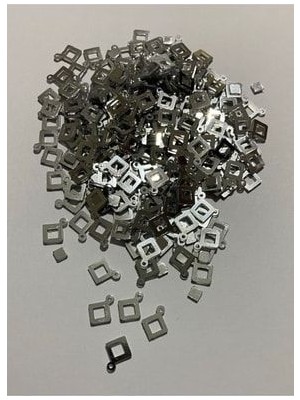 öztürk Oya, Abiye, Halhal, Bileklik, Kolye Vb. Pleksi Metalik Kaplama (Kalın) Plastik El Işleme Pul. 15GR.