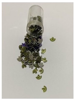 öztürk Oya, Havlu, Abiye ve Halay Mendili El Işleme Taş Görünümlü Yelpaze Plastik Pul. Renk No:11