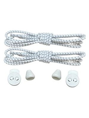 Mater 100 cm Akıllı Spor Ayakkabı Bağcık Beyaz