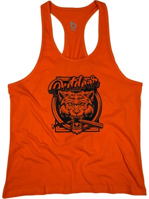 Bluu Outdoorwild Fitness Gym Tank Top Sporcu Atleti