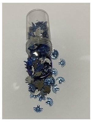 öztürk Oya, Havlu, Abiye ve Halay Mendili El Işleme Taş Görünümlü Yelpaze Plastik Pul. Renk No:15